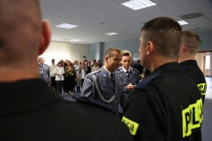 Ślubowanie nowo przyjętych policjantów