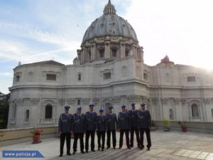 Żywieccy policjanci z wizytą w Watykanie #2