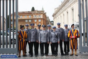 Żywieccy policjanci z wizytą w Watykanie #6