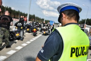 Policyjne zabezpieczenie zlotu motocyklistów #2