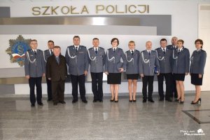 Uroczysta zbiórka z okazji pożegnania Zastępcy Komendanta Szkoły Policji w Pile inspektora Piotr Gacy