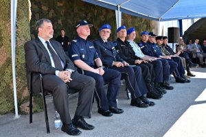 uroczystość odznaczenia policjantów Jednostki Specjalnej Polskiej Policji w EULEX Center Mitrovica
