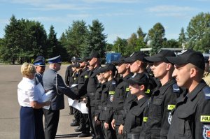 uroczystości z okazji Święta Policji w Oddziale Prewencji Policji w Łodzi