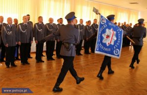 uroczystość wręczenia odznaczeń, medali i nominacji na wyższe stopnie dla policjantów i pracowników KWP w Bydgoszczy