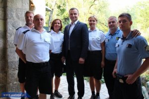 Spotkanie Prezydenta RP z polskimi patrolami w Chorwacji