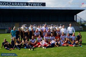 Reprezentacja Komendanta Głównego Policji kobiet w piłce nożnej zagrała w meczu charytatywnym