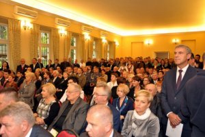 uroczyste spotkanie w Domu Arcybiskupów Warszawskich z udziałem Komendanta Stołecznego Policji i wyróżnionymi przedstawicielami komórek i jednostek organizacyjnych stołecznej komendy