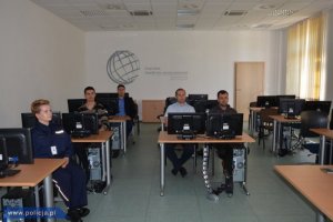 Przedstawiciele Narodowego Centrum Antykorupcyjnego Republiki Mołdawii na szkoleniu w WSPol