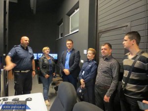 Przedstawiciele Narodowego Centrum Antykorupcyjnego Republiki Mołdawii na szkoleniu w WSPol
