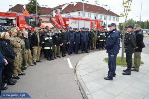 ćwiczeniom podlaskich policjantów, pograniczników i strażaków