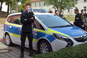 wizyta policjantów ze Szkoły Policji w Słupsku w Wyższej Zawodowej Szkole Policji landu Brandenburgia w Oranienburgu