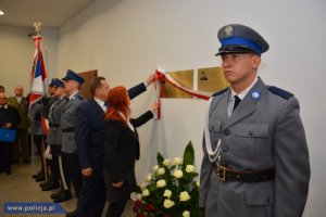 uroczystość nadania auli wykładowej Wyższej Szkoły Policji w Szczytnie imienia Władysława Stasiaka