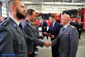 odprawa z szefami służb podległych MSWiA z udziałem ministra spraw wewnętrznych i administracji Mariusza Błaszczaka