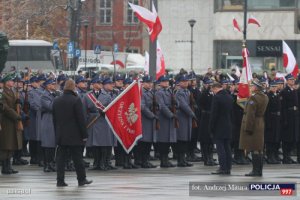 uroczystości przed Grobem Nieznanego Żołnierza z okazji Dnia Niepodległości