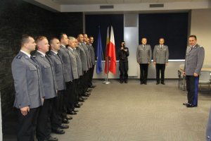 uroczystość wręczenia nagród Komendanta Głównego Policji małopolskim policjantom