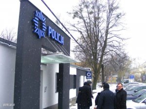 uroczystość otwarcia Komisariatu Policji w Nowej Dębie