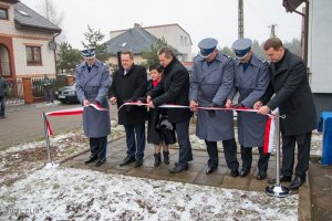 uroczystości z okazji otwarcia posterunków w Lubieniu Kujawskim i Chodczu