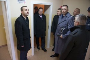 uroczystości z okazji otwarcia posterunków w Lubieniu Kujawskim i Chodczu