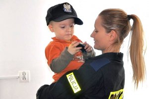 Policyjna wizyta w Domu Samotnej Matki