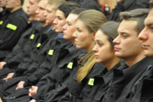 uroczyste rozpoczęcie szkolenia zawodowego podstawowego w murach słupskiej Szkoły Policji