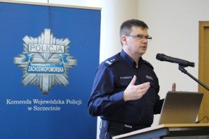 odprawa roczna zachodniopomorskich policjantów z udziałem Zastępcy Komendanta Głównego Policji nadinsp. Heleny Michalak