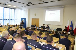 odprawa roczna zachodniopomorskich policjantów z udziałem Zastępcy Komendanta Głównego Policji nadinsp. Heleny Michalak