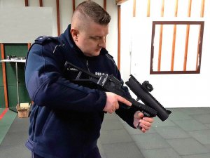 Testy granatnika w Oddziale Prewencji Policji w Kielcach