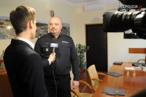 podpisanie deklaracji współpracy pomiędzy śląską Policją i telewizją