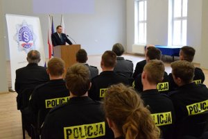 uroczystość mianowania Komendanta Szkoły Policji w Pile