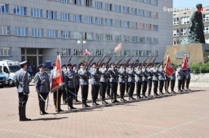uroczystości z okazji 95. rocznicy utworzenia Policji Województwa Śląskiego