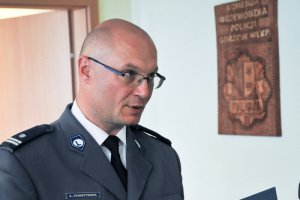 p.o. Naczelnik Wydziału Kadr i Szkolenia KWP w Gorzowie Wielkopolskim podinsp. Łukasz Charytonik