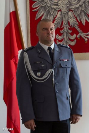 Uroczystość nadania medalu za Zasługi dla Policji dla Oficerów Łącznikowych Niemiec i USA akredytowanych w Polsce