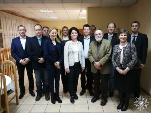 członkowie węgierskiej delegacji podczas wizyty w Polsce