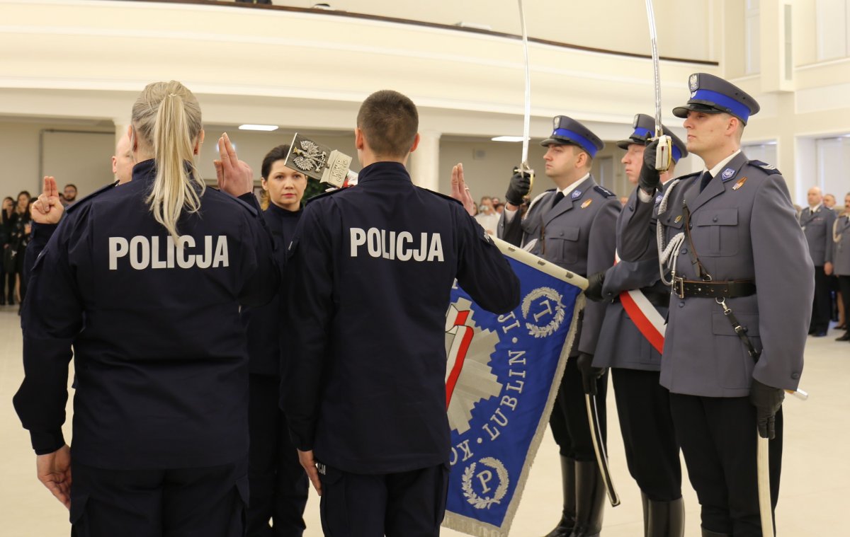 ślubowanie policjantów