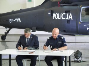 Podpisanie porozumienia na zakup śmigłowców dla Policji