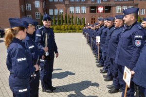 Wręczenie nagród dla zdobywców III. miejsca, reprezentacji OPP Lublin.