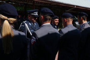 7. Apel z okazji Święta Policji w CKPK BOA - wręczenie rozkazów mianowania na wyższe stopnie służbowe