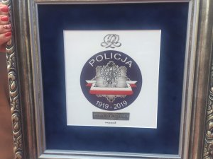 pamiątkowy medal z okazji 100. rocznicy powstanie Policji Państwowej