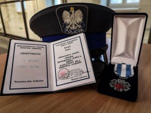 podlaski policjant odznaczony państwowym odznaczeniem „Honorowy Dawca Krwi - Zasłużony dla Zdrowia Narodu