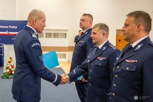 Uczestnicy Spotkanie podsumowującego udział Policji w polskiej prezydencji w Radzie UE.
