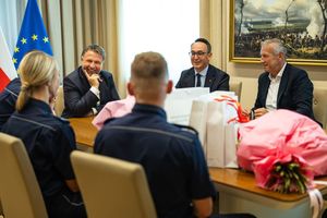 Spotkanie w MSWiA z policjantami z Mikołowa.