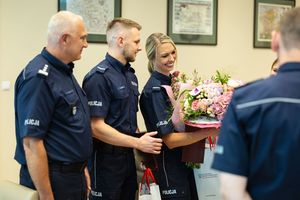 Spotkanie w MSWiA z policjantami z Mikołowa.