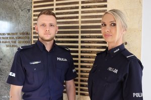Spotkanie w KGP z policjantami z Mikołowa.