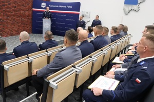 Uroczystość wręczenia podziękowań.