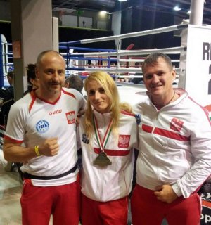 Złota policyjna kick-bokserka podczas Hungarian Kickboxing Word Cup 2016 #5