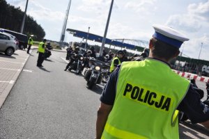 Policyjne zabezpieczenie zlotu motocyklistów #1