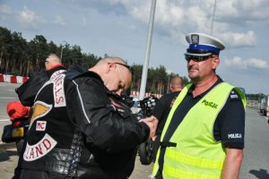 Policyjne zabezpieczenie zlotu motocyklistów #11