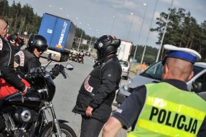 Policyjne zabezpieczenie zlotu motocyklistów #12