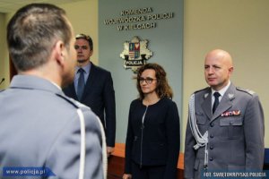 uroczyste wprowadzenie nowego Komendanta Wojewódzkiego Policji w Kielcach #7
