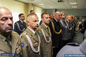 uroczyste wprowadzenie nowego Komendanta Wojewódzkiego Policji w Kielcach #9